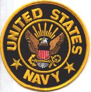 US Navy (Black/Brown Eagle/4-in)