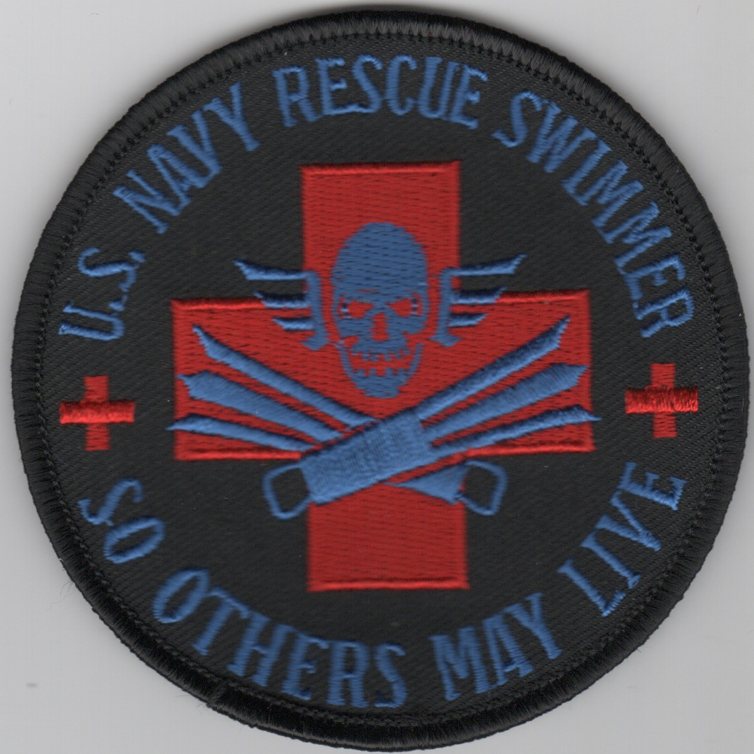USN Rescue Swimmer (Black/Red Cross)
