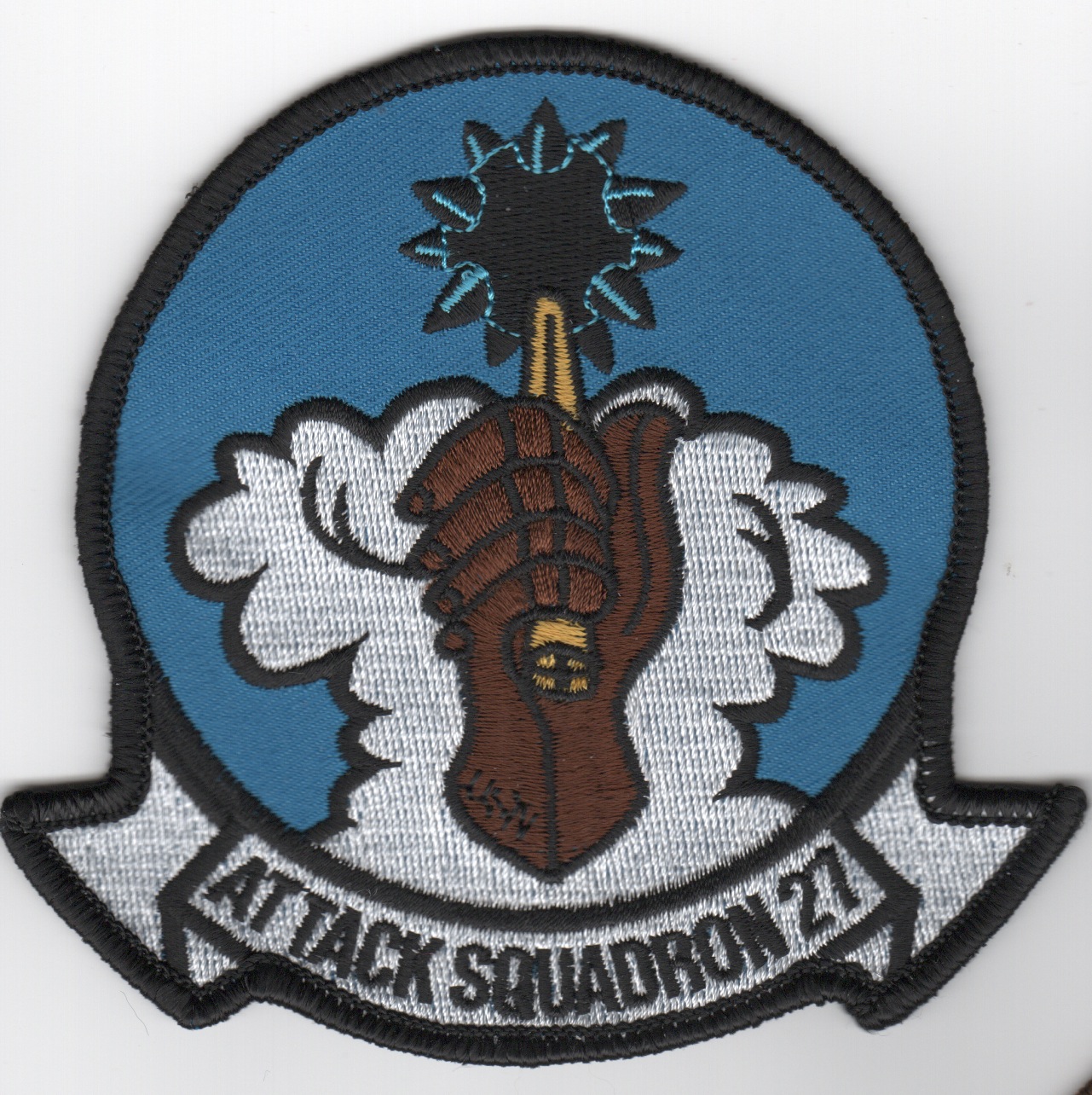 VA-27 Squadron Patch (Repro/Blue)