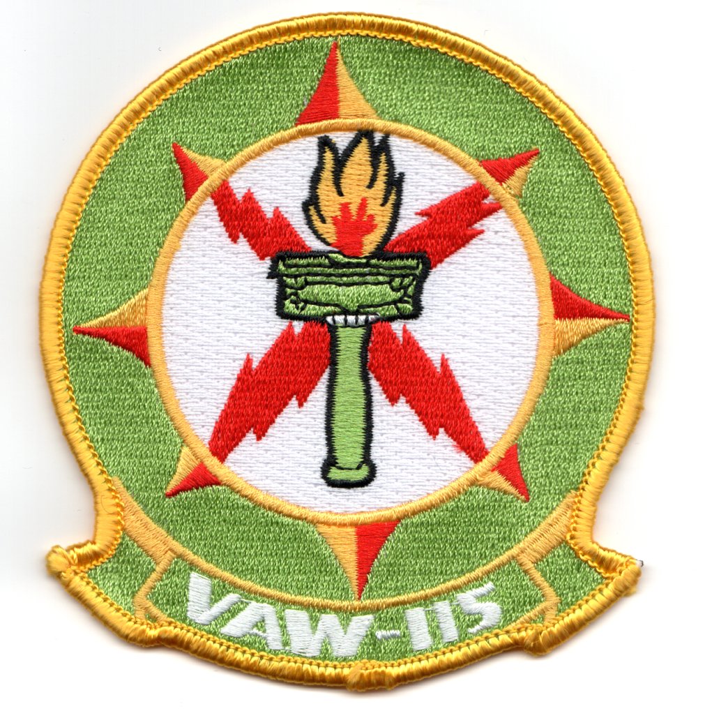 VAW-115 Squadron Patch (Green)