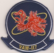 VAW-117 Squadron Patch (Red Phoenix)