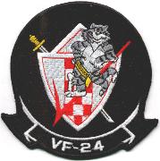 VF-24 Squadron Patch (Black Border)