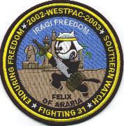 VF-31 OIF/OEF/OSW 'Felix of Arabia' Cruise Patch