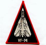 VF-74 Aircraft Patch (Black/Red Border)