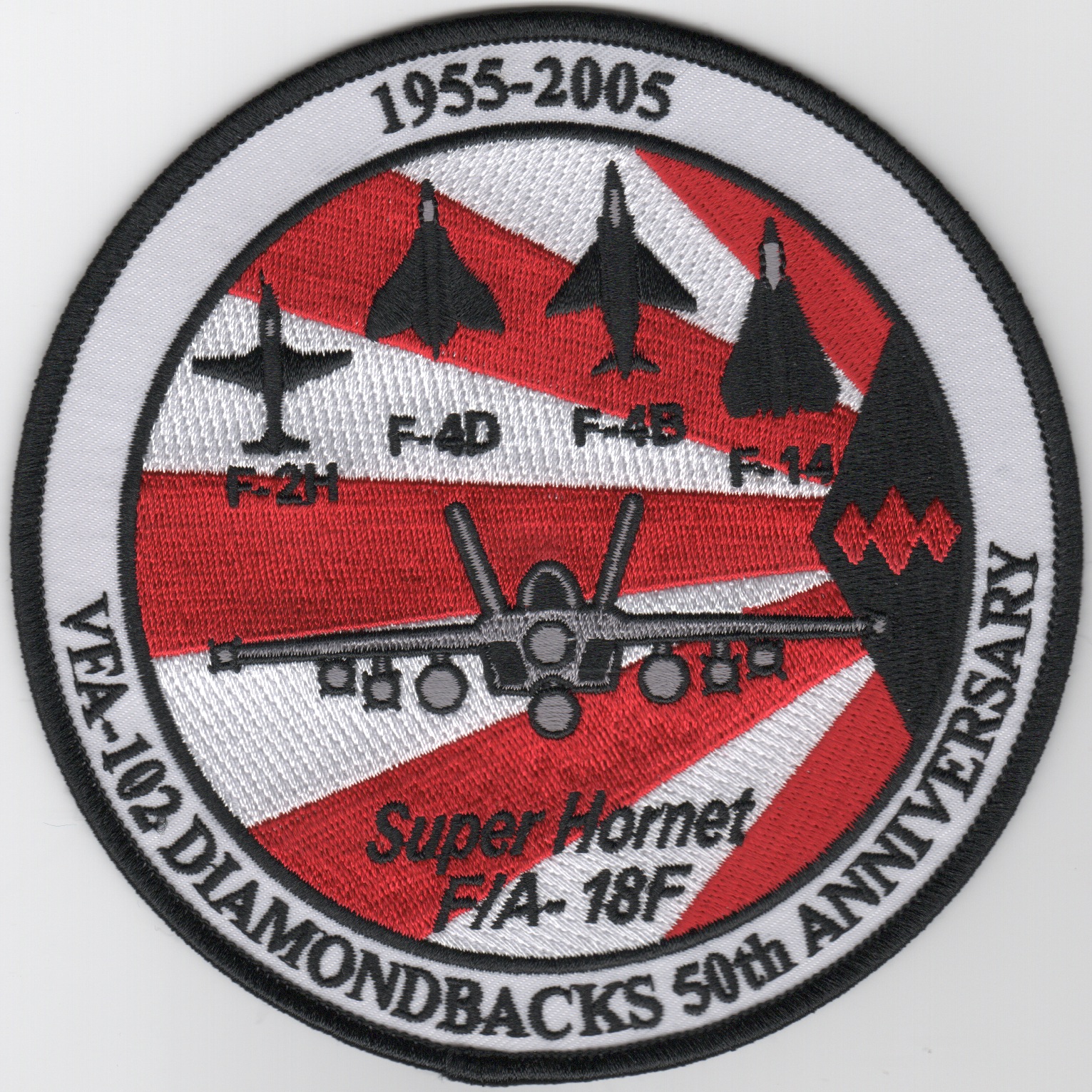VFA-102 '50th Anniversary' Patch (Large/Round)