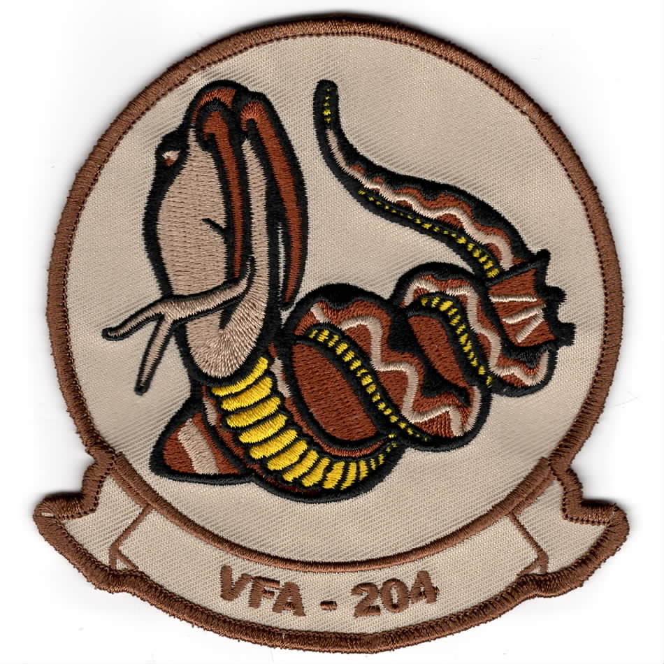VFA-204 'DESERT' Sqdn Patch