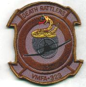 VMFA-323 Squadron Patch (Des-Gray)