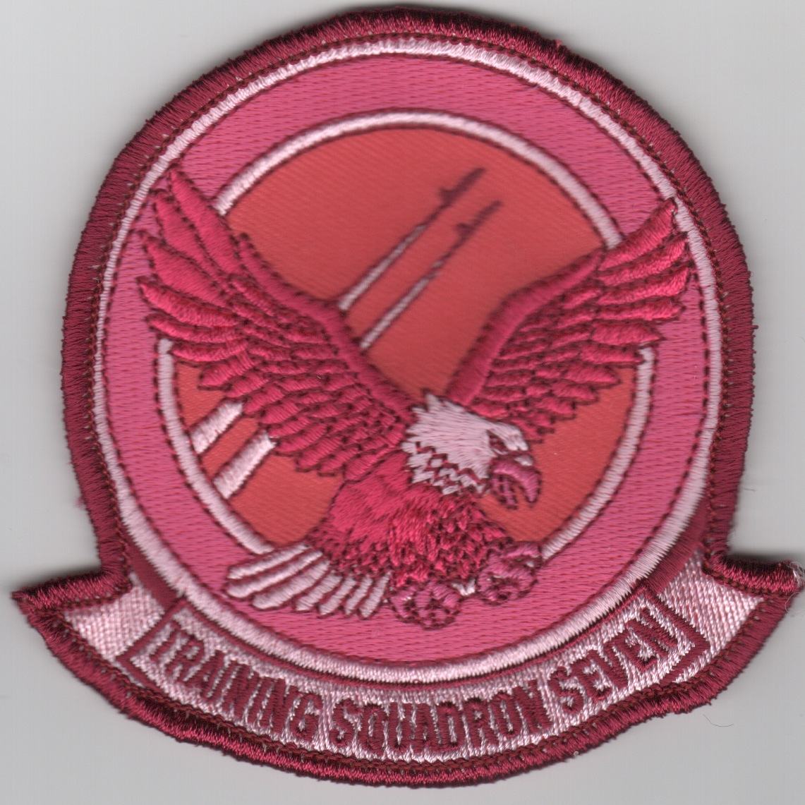 Training Squadron Seven Squadron Patch (Pink)