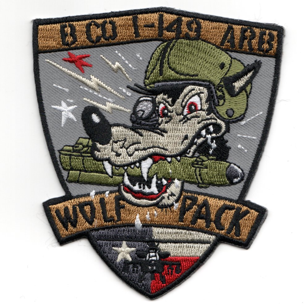 1-149 'B' Company 'WOLFPACK' Shield