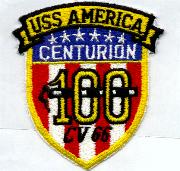 USS America (CV-66) Centurion Patch