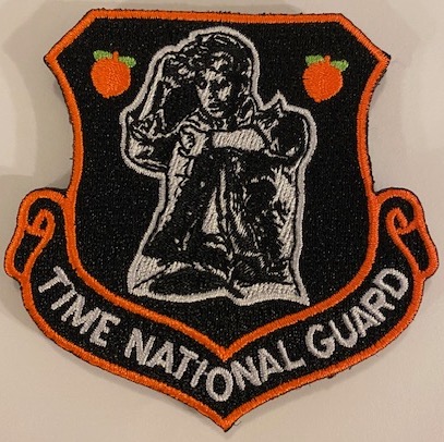 116 'TIME NATIONAL GUARD' Crest (Neon Orange/V)