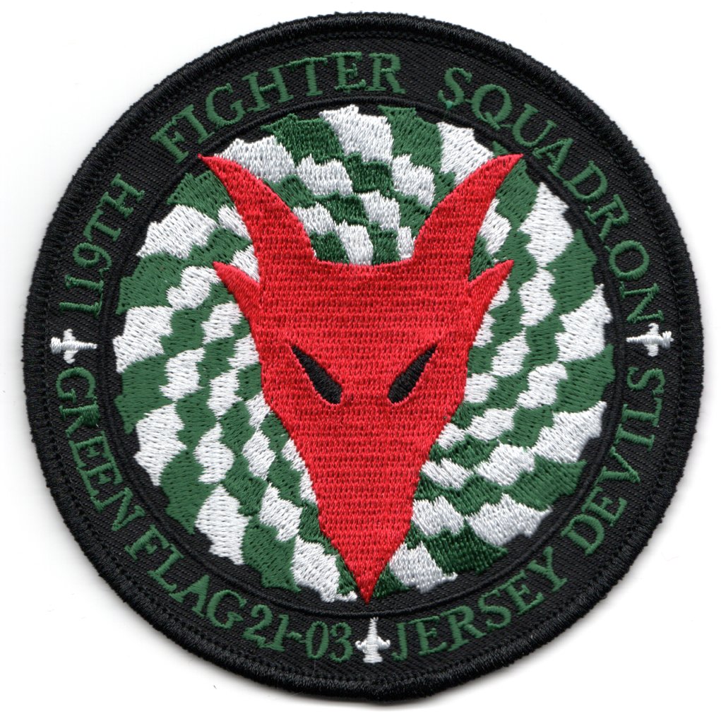 119FS 'GREEN FLAG 21-03' Patch