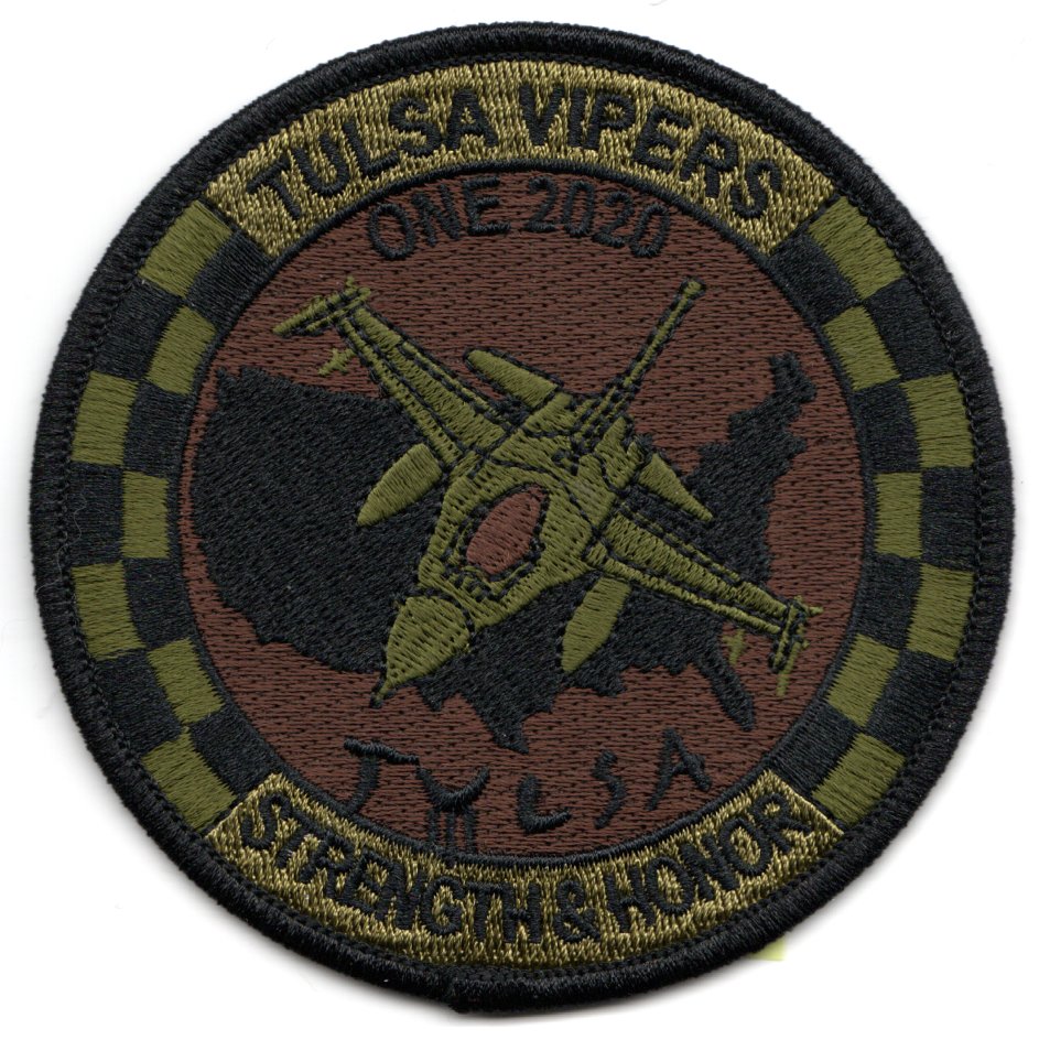 138th FW AVFL Maintenance F-16 FALCON USAF Fighter Wing Squadron Patch 