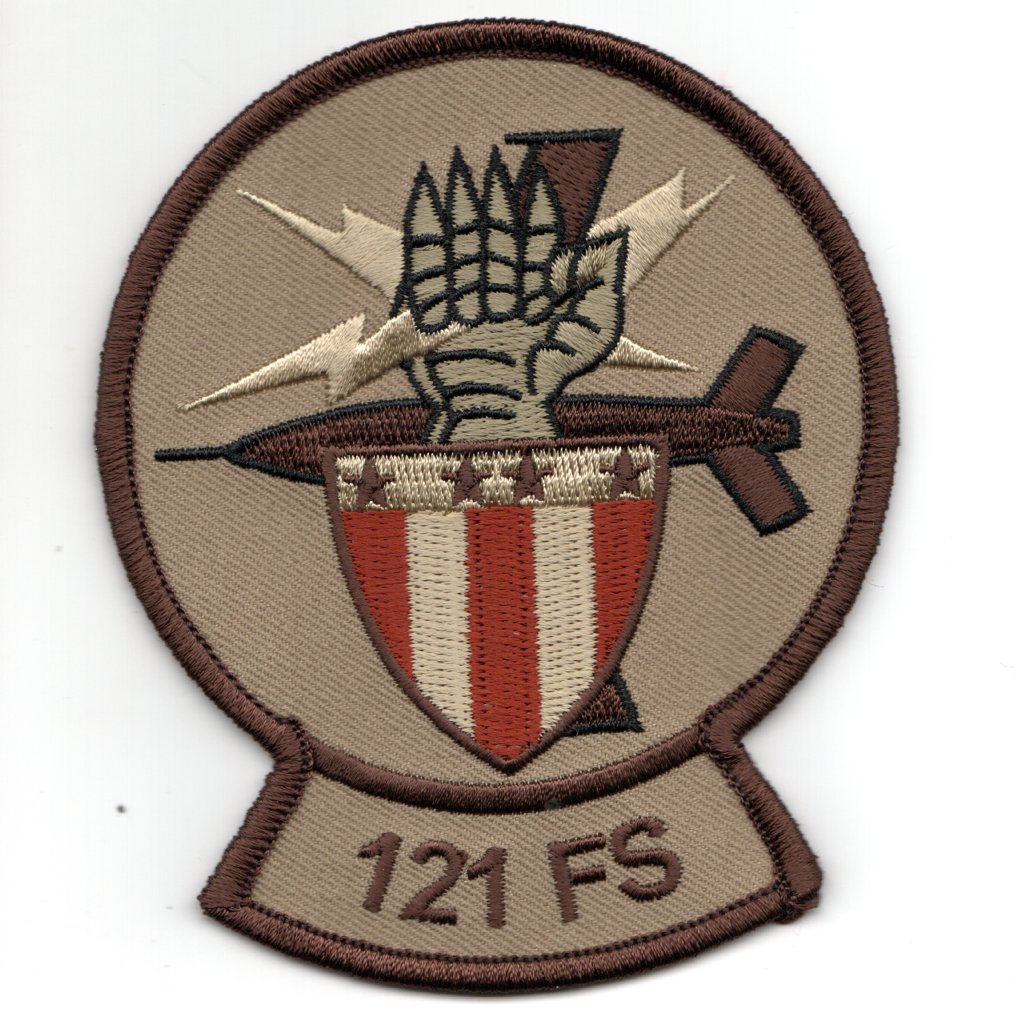 121FS 'Shield w/Glove' Patch (Desert)