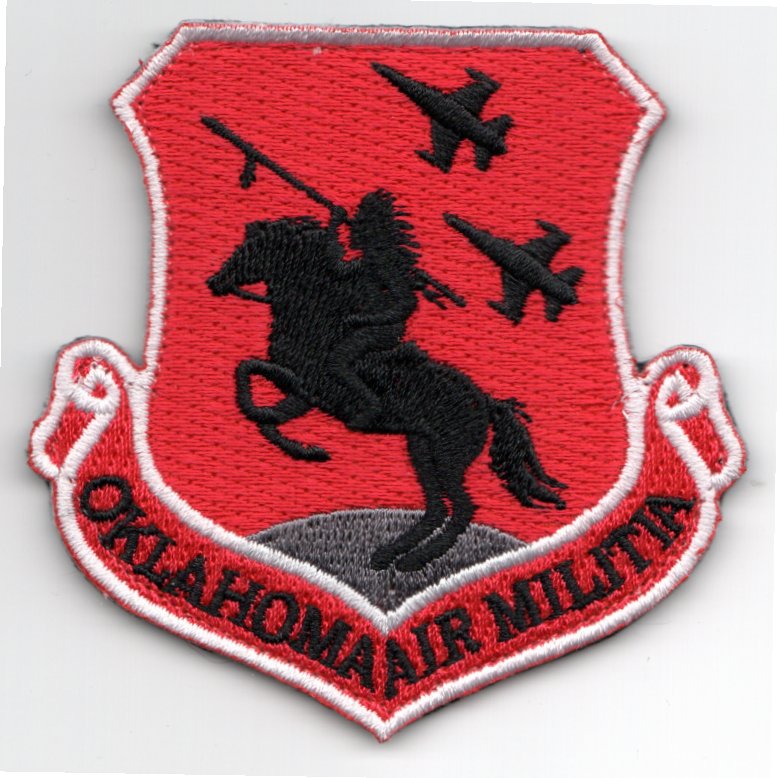125FS/OK Air Militia Crest (Red)