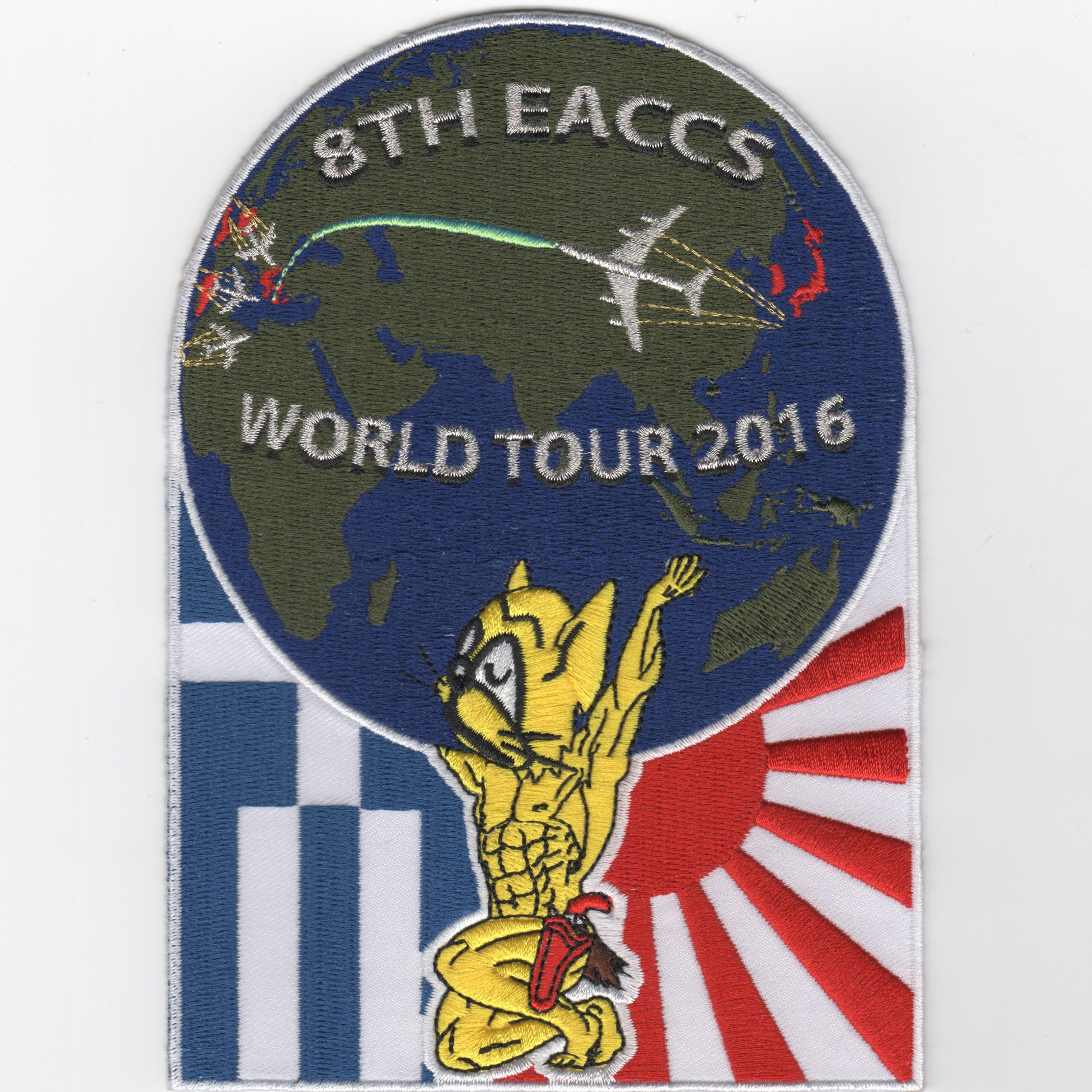 128 ACCS/8 EACCS 2016 'World Tour' Patch
