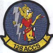 128 ACCS Squadron Patch