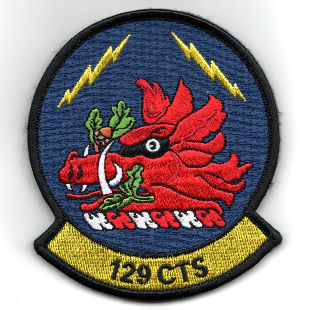129 ACCS CTS 'Squadron' Patch (Blue)
