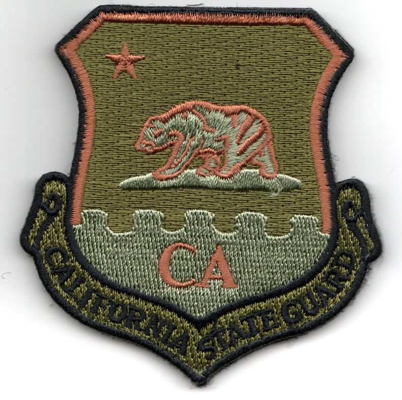 129RW *CALIFORNIA State Guard* Crest (OCP)