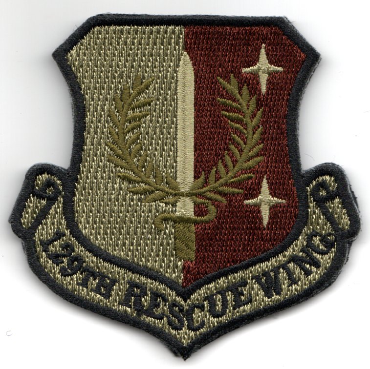 129th Rescue Wing Crest (OCP)