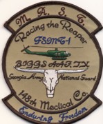 148th Medical Co (Des) patch