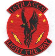 16 ACCS Squadron Patch