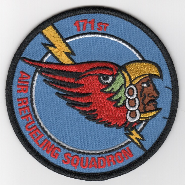 171ARS Squadron (MEDIUM Blue/No Velcro)