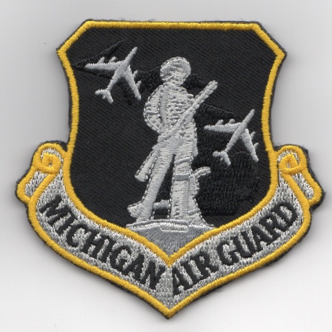 171ARS/MI AMG 'Minuteman' Crest (Blk-Yel/Velcro)