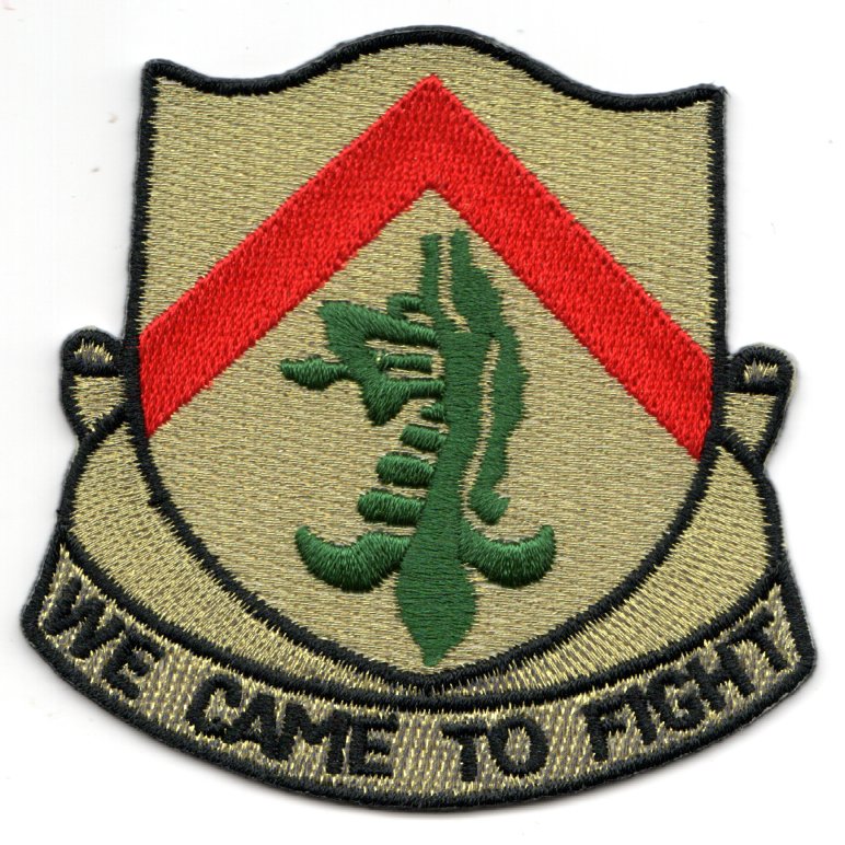 198 Armor 'We Came To Fight' Crest