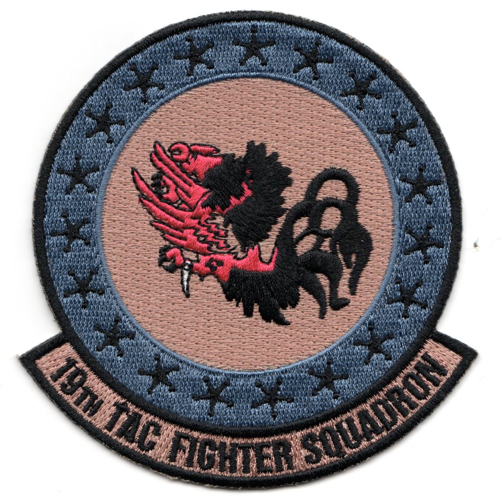 19TFS 'Repro' Squadron Patch (Blue/Gray)