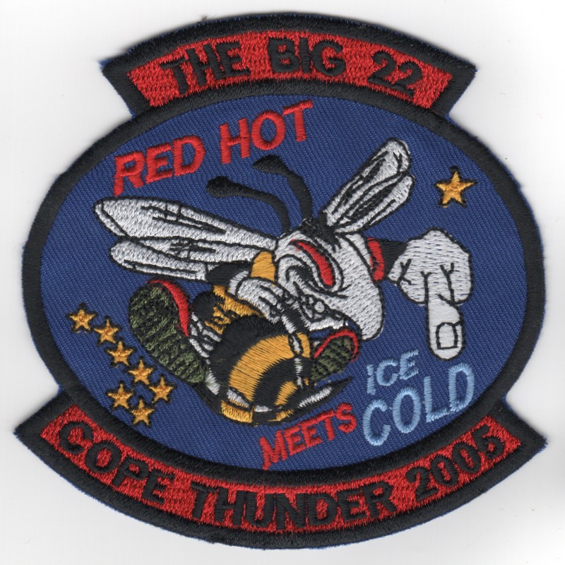 22FS '2005 COPE THUNDER' Exercise Patch (K)