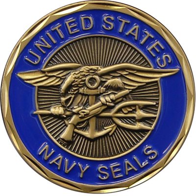 (2421) US NAVY SEALS (Bronze-Blue/Bck)