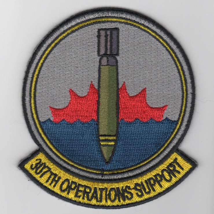 307 Operations Support Squadron Patch (Bomb)