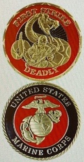 (3165) USMC 'FIRST STRIKE DEADLY'