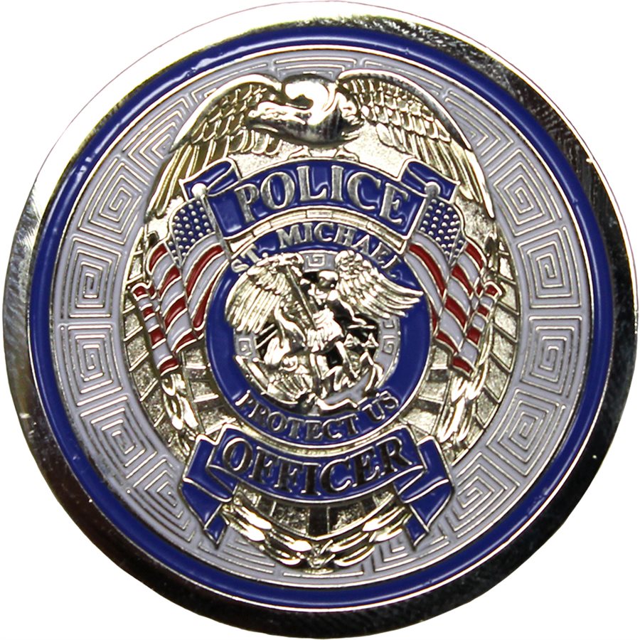 (3211) POLICE OFFICER *BLEED BLUE* Coin