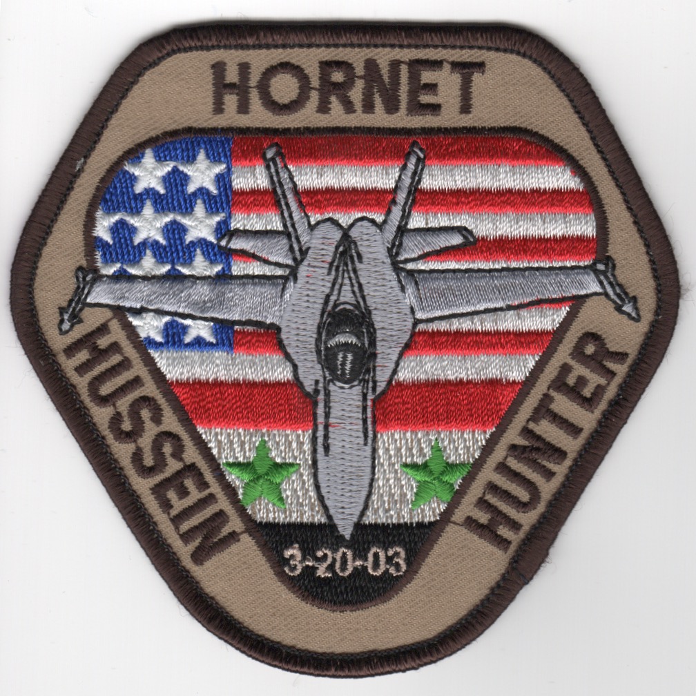 332) F-18 Hornet 'HUSSEIN HUNTER' (Des)