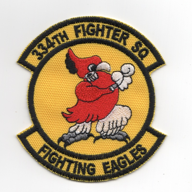 334FS Squadron Patch (Sm/Yellow)