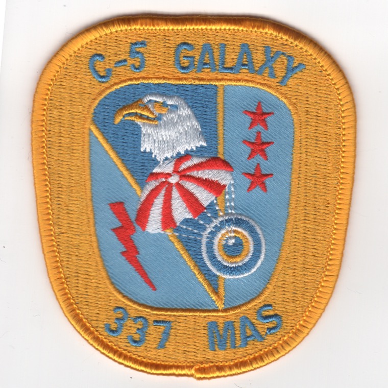 337MAS 'C-5 Galaxy' Patch (Repro/V)