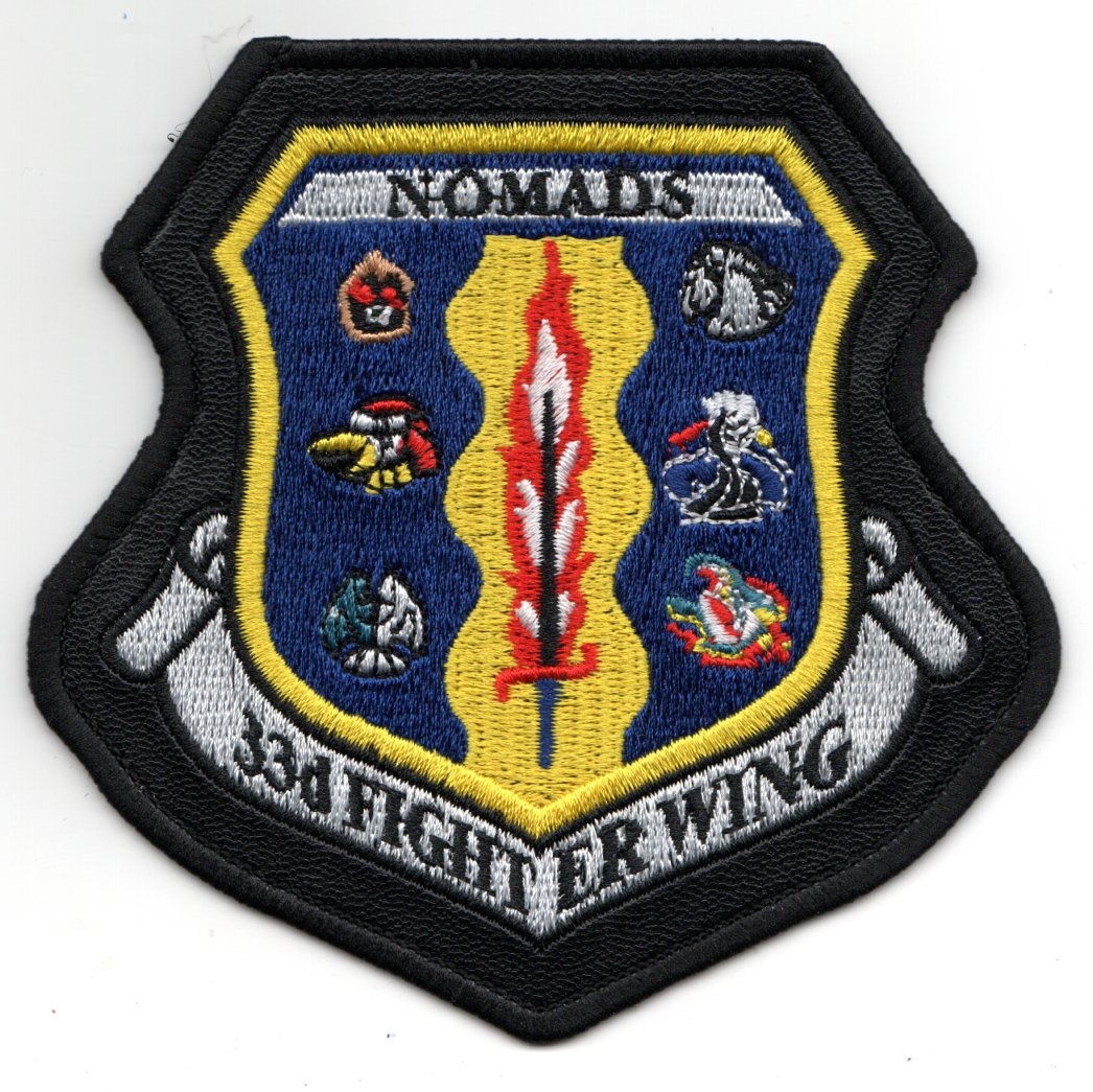 (F-35) 33FW 'Gaggle' Crest (LX Border/No V)
