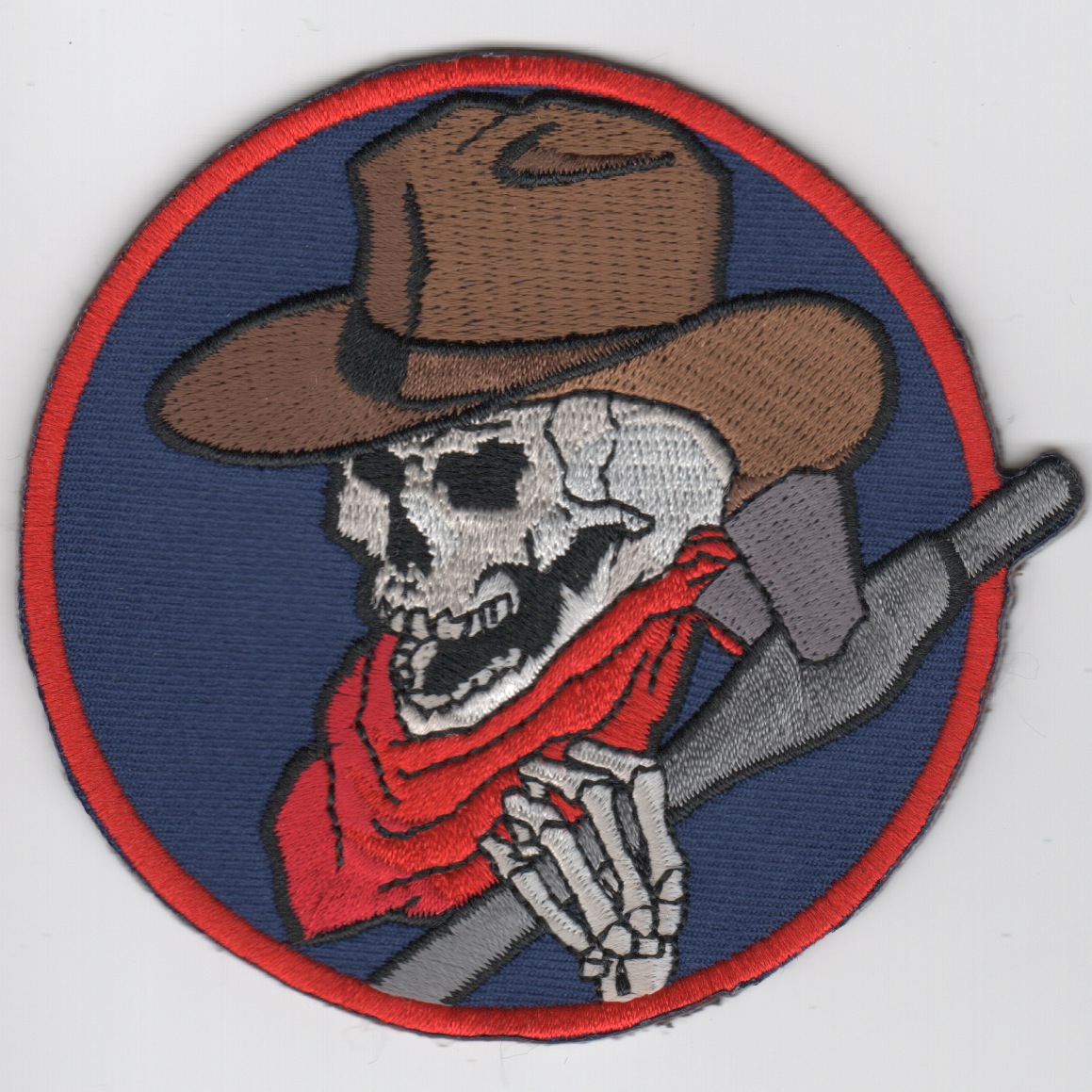 349ARS 'Spaatz Skull' Patch (Brown Hat)
