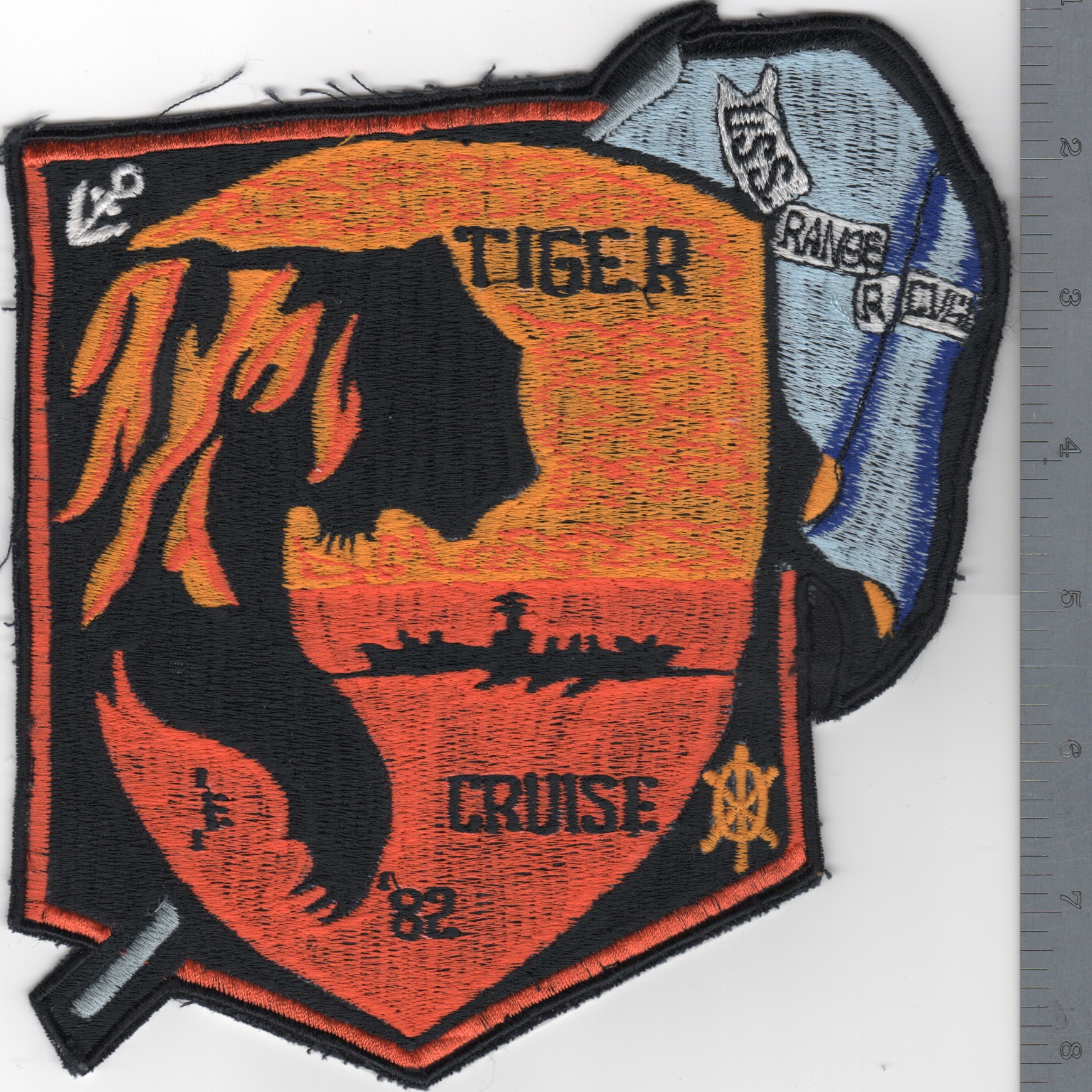 357) CV-61 1982 'TIGER Cruise' Backpatch