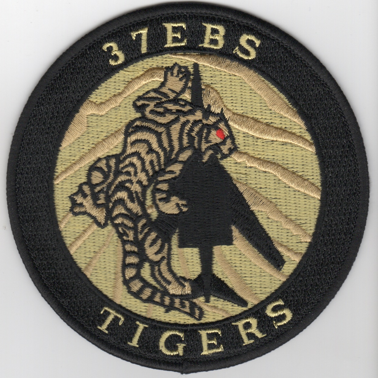 37EBS 'Tiger on B-1 Planform' (Velcro)