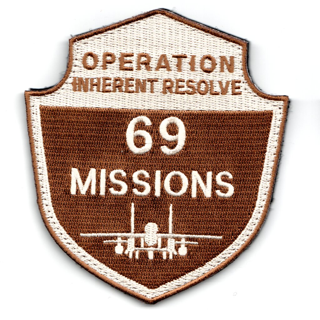 389FS F-15E *69 Missions OIR* Shield (Des)