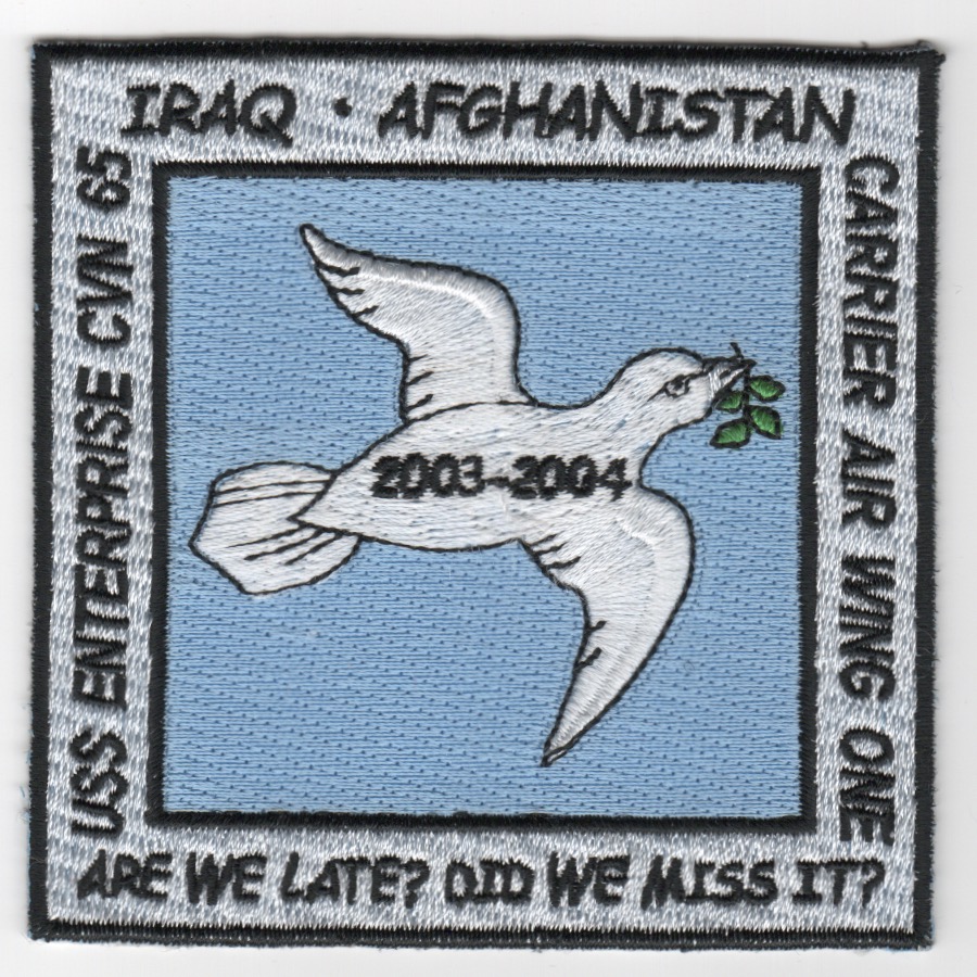 417) CVN-65 OEF/OIF 'DOVE' Cruise Patch