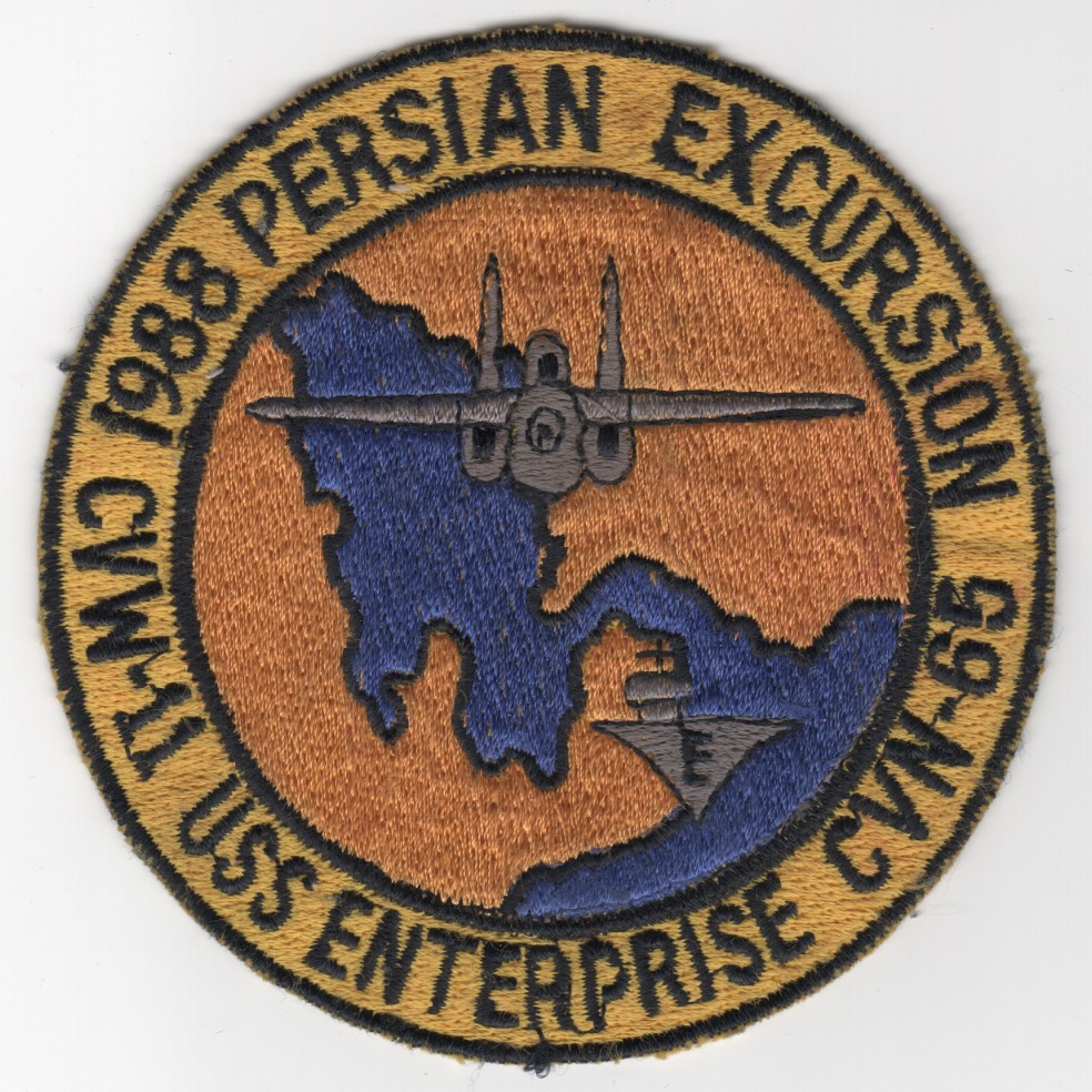 425) CVN-65 1988 'PERSIAN EXCURSION' Cruise Patch