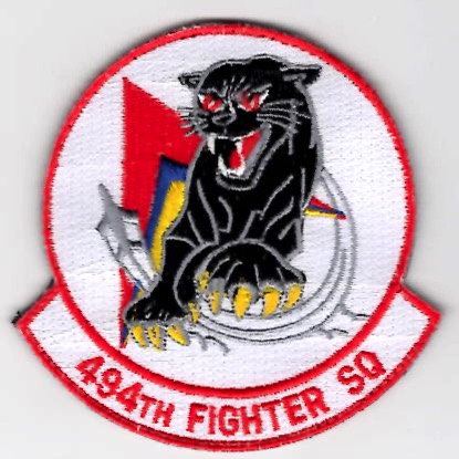 494FS Squadron (Red-White/1-Tab/Large)