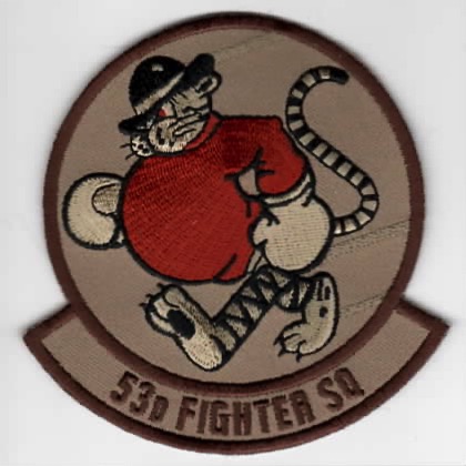53FS Squadron Patch (Desert)