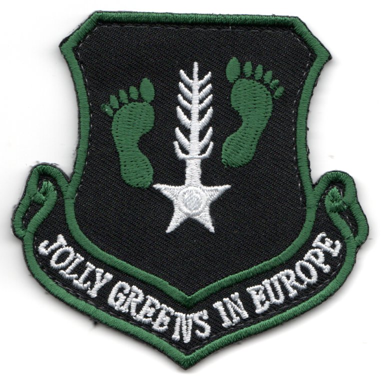 56RQS 'Jolly Green in Europe' Crest (Black)