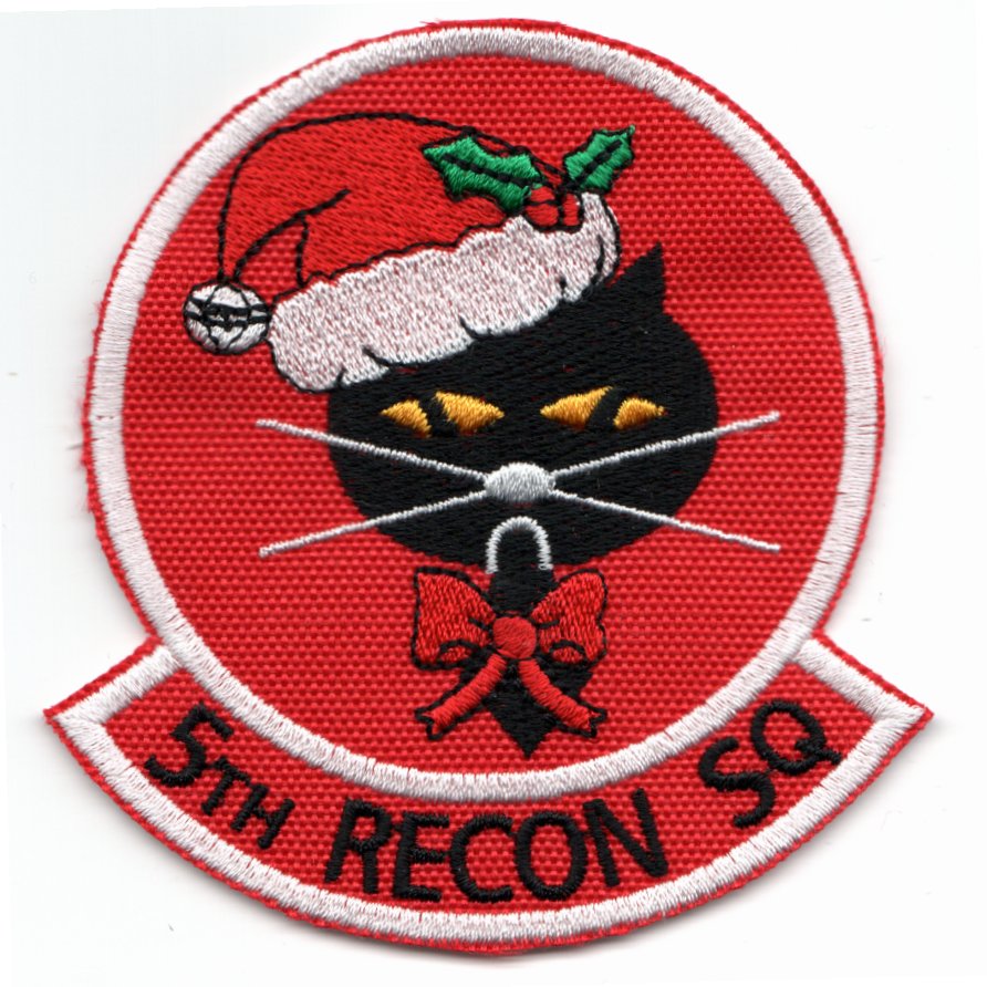 5th Reconnaissance Squadron (Red/Christmas Cat)
