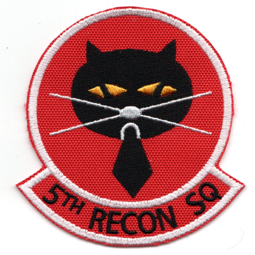 5th Reconnaissance Squadron (Red/Black Letters)